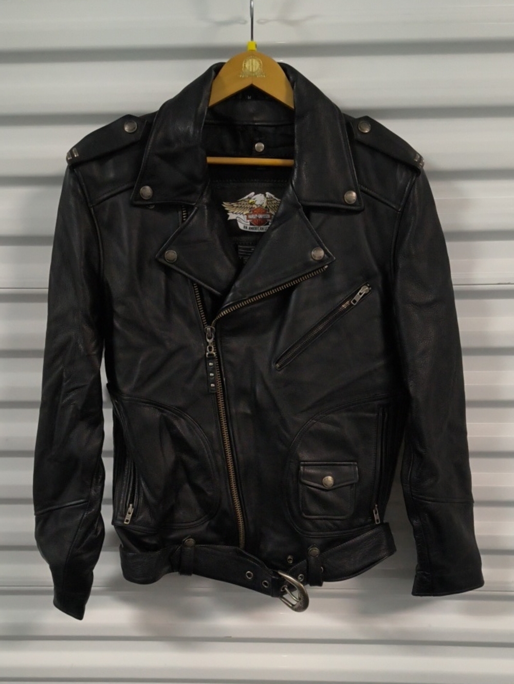 Vtg Harley-Davidson Original Cruiser Lined Leather Motorcycle Jacket Medium Rare
